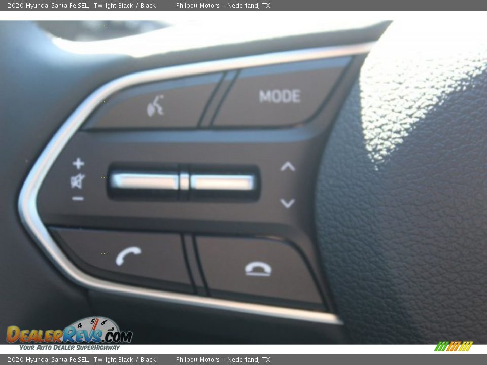 2020 Hyundai Santa Fe SEL Twilight Black / Black Photo #12