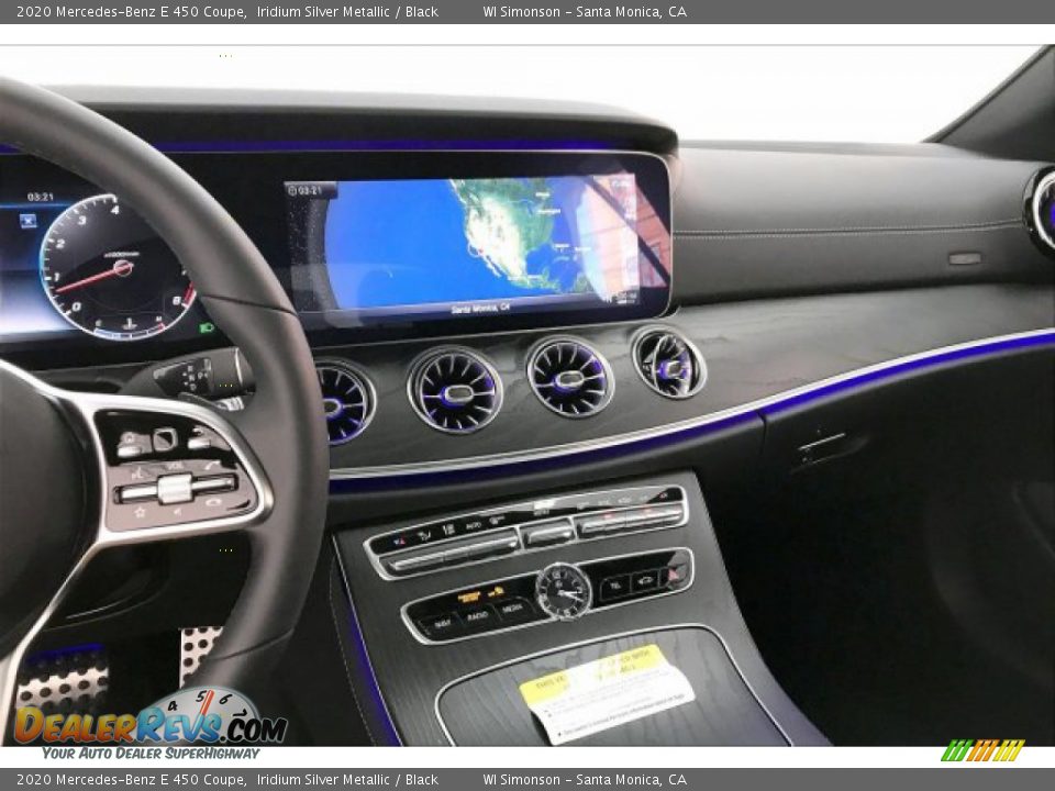 2020 Mercedes-Benz E 450 Coupe Iridium Silver Metallic / Black Photo #6