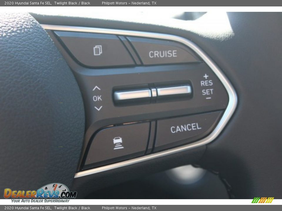2020 Hyundai Santa Fe SEL Twilight Black / Black Photo #13