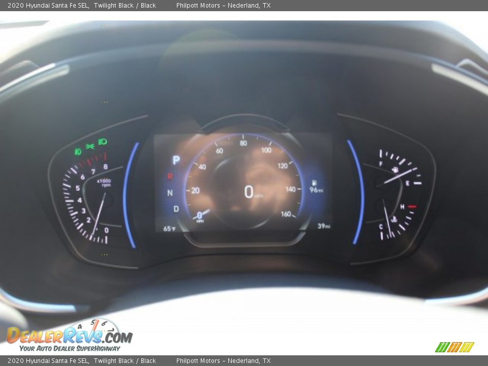 2020 Hyundai Santa Fe SEL Twilight Black / Black Photo #14