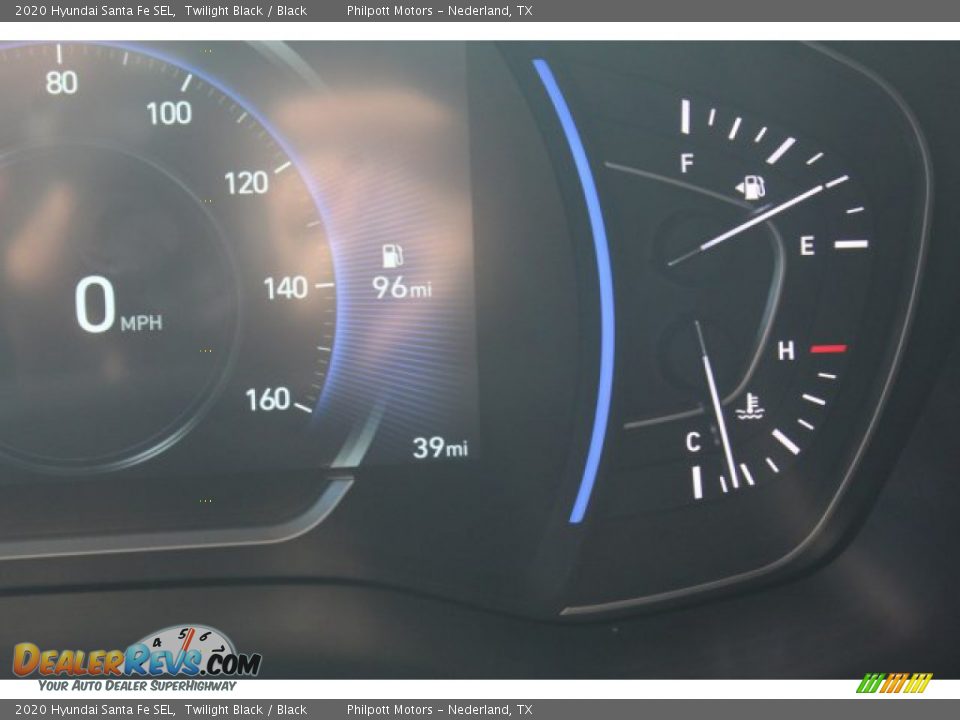 2020 Hyundai Santa Fe SEL Twilight Black / Black Photo #15