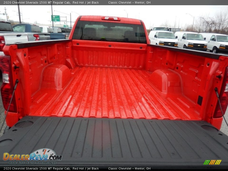 2020 Chevrolet Silverado 1500 WT Regular Cab Red Hot / Jet Black Photo #6