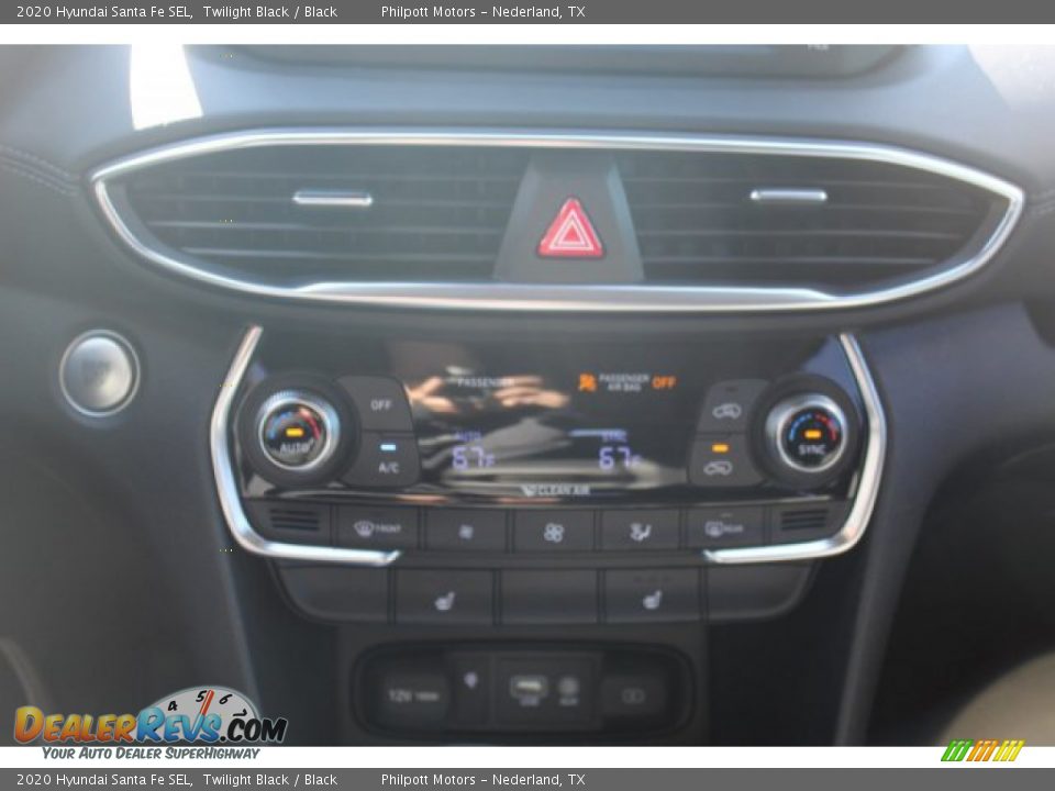 2020 Hyundai Santa Fe SEL Twilight Black / Black Photo #17