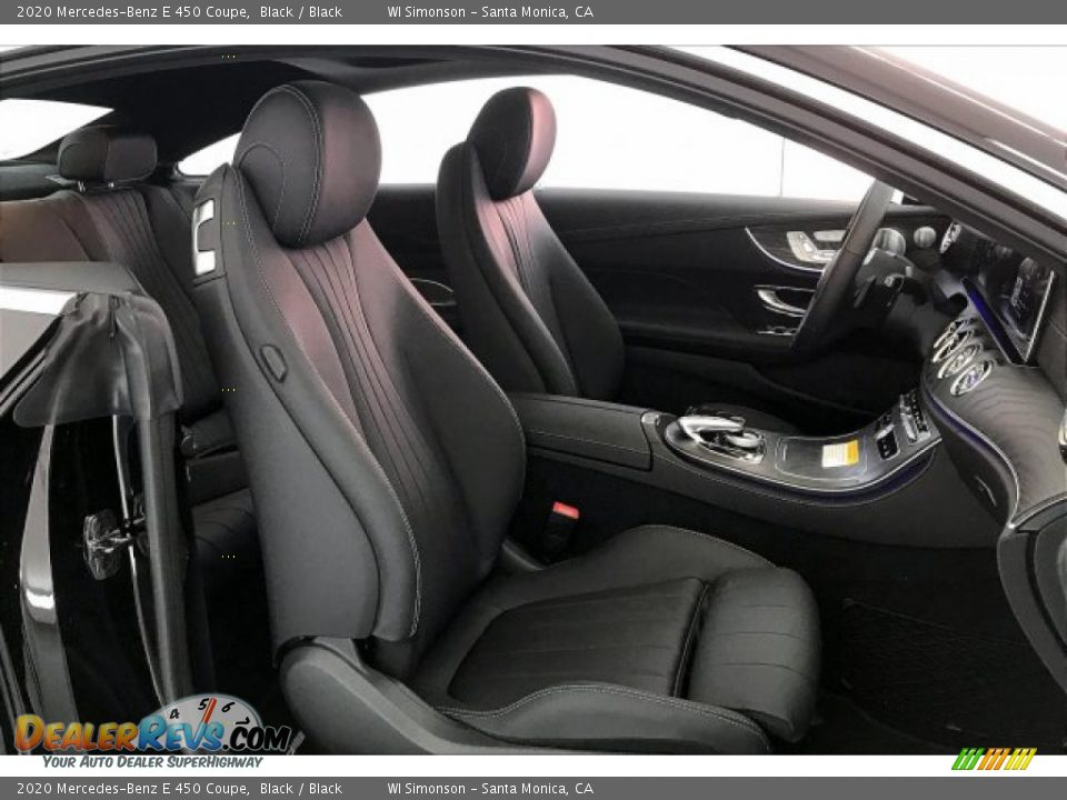 Black Interior - 2020 Mercedes-Benz E 450 Coupe Photo #5