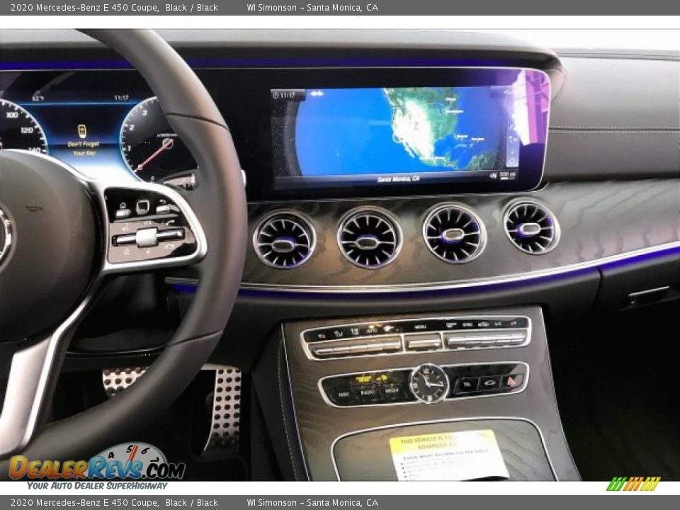 Controls of 2020 Mercedes-Benz E 450 Coupe Photo #6