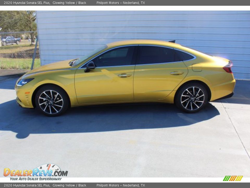 Glowing Yellow 2020 Hyundai Sonata SEL Plus Photo #6