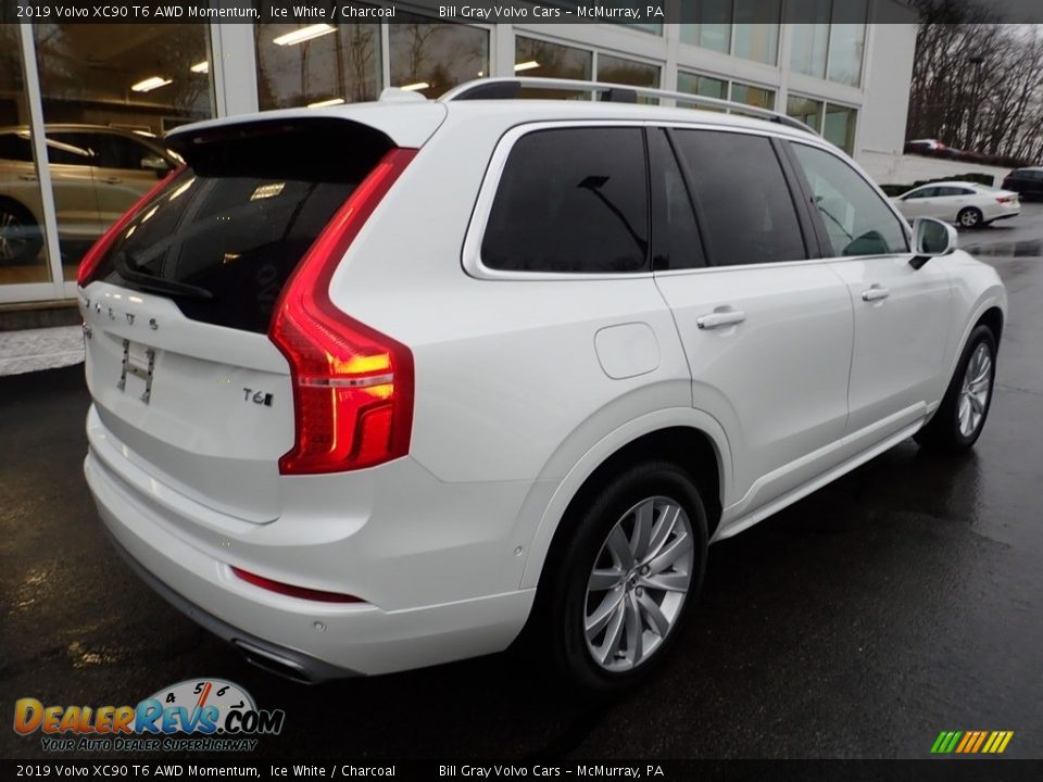 2019 Volvo XC90 T6 AWD Momentum Ice White / Charcoal Photo #3