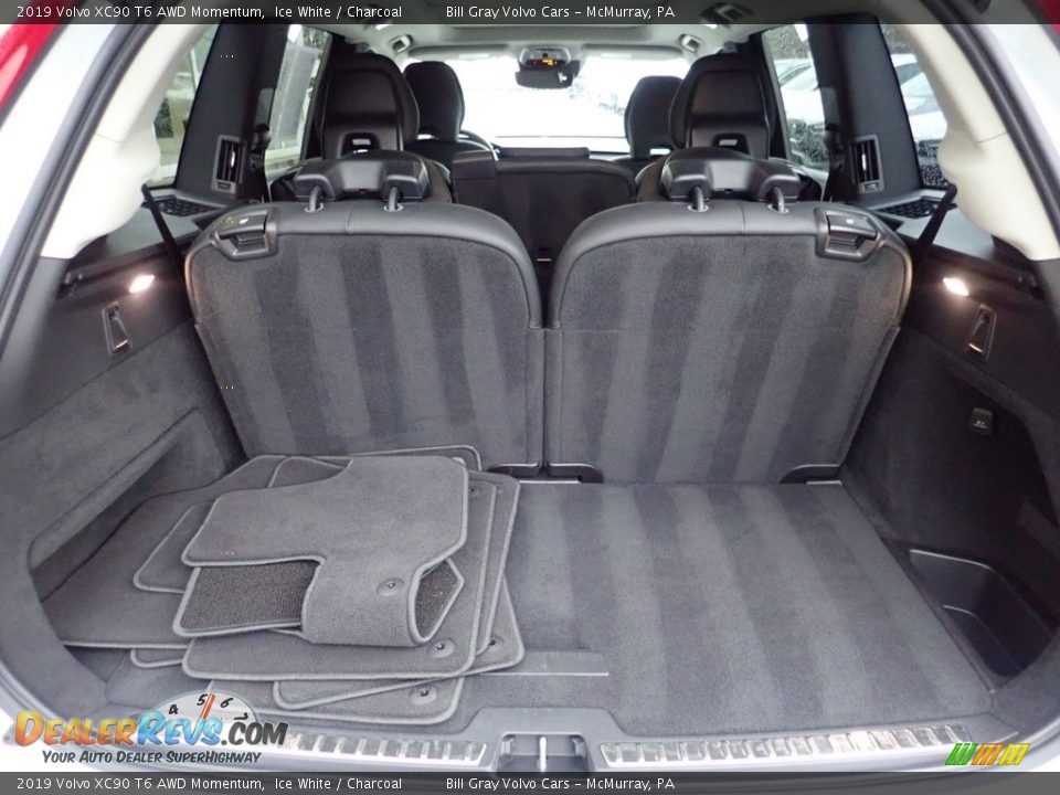 2019 Volvo XC90 T6 AWD Momentum Ice White / Charcoal Photo #5