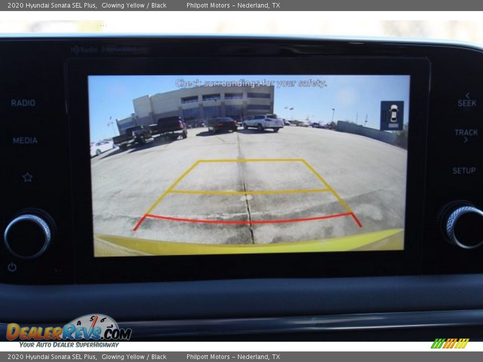 2020 Hyundai Sonata SEL Plus Glowing Yellow / Black Photo #19
