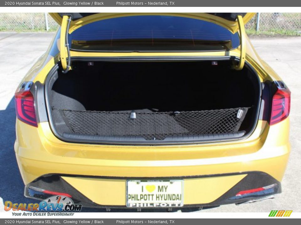 2020 Hyundai Sonata SEL Plus Glowing Yellow / Black Photo #24