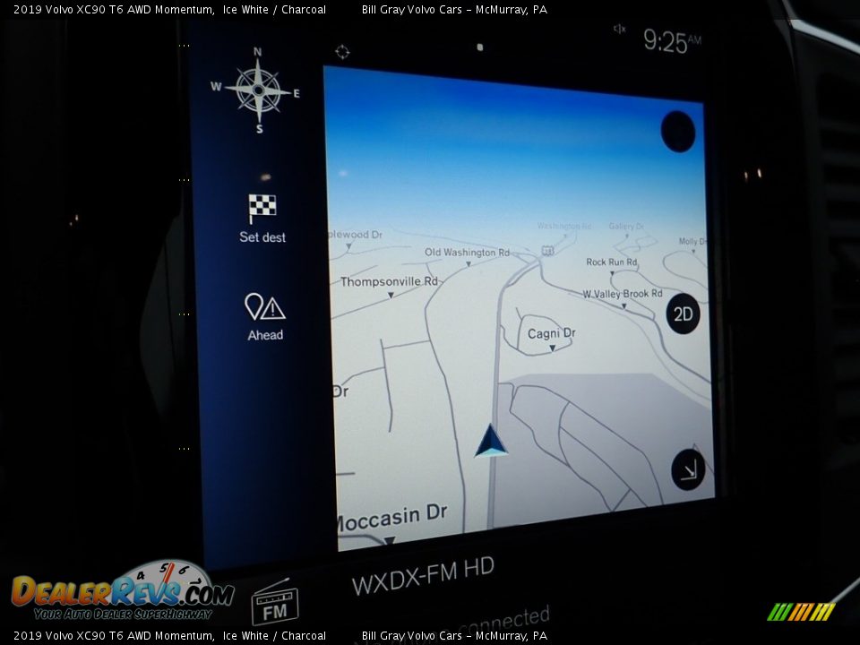 2019 Volvo XC90 T6 AWD Momentum Ice White / Charcoal Photo #21