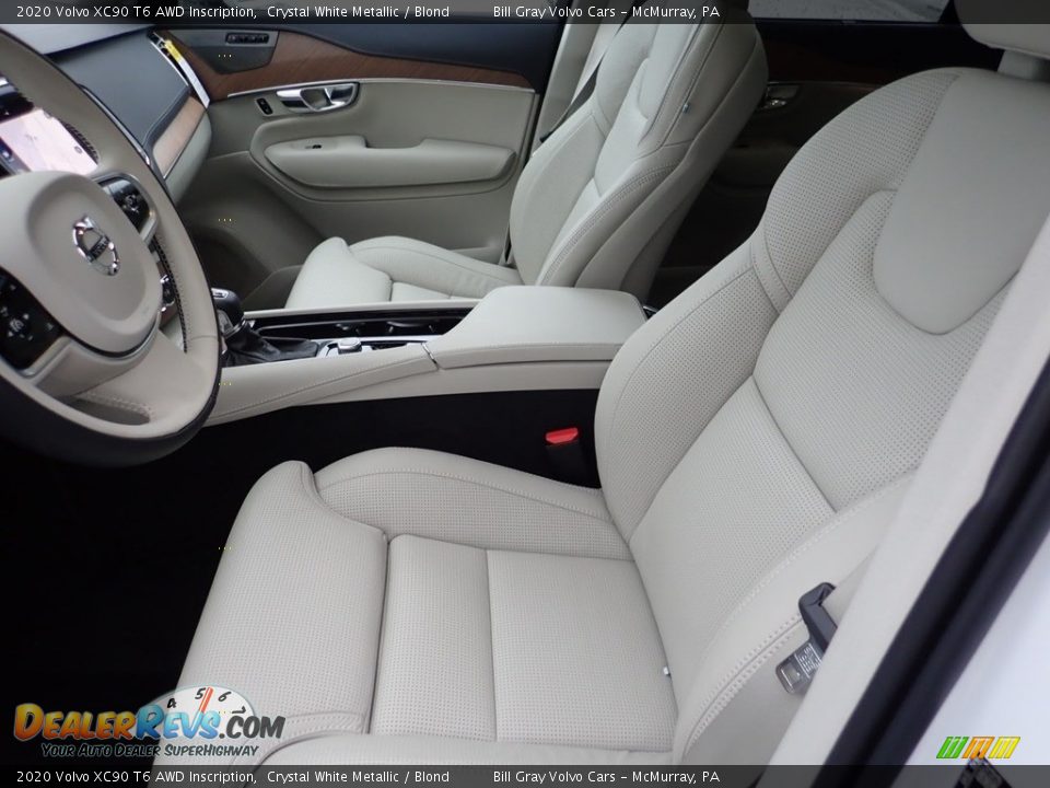 Front Seat of 2020 Volvo XC90 T6 AWD Inscription Photo #7