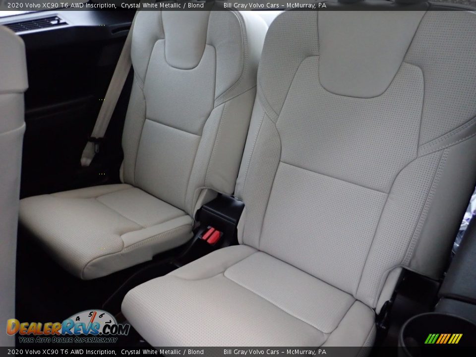 Rear Seat of 2020 Volvo XC90 T6 AWD Inscription Photo #9