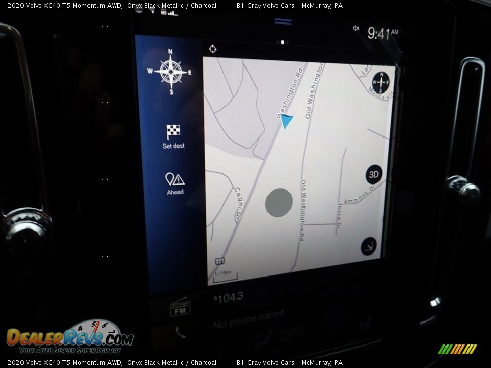 2020 Volvo XC40 T5 Momentum AWD Onyx Black Metallic / Charcoal Photo #12
