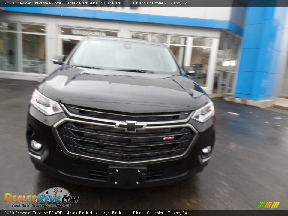 2020 Chevrolet Traverse RS AWD Mosaic Black Metallic / Jet Black Photo #3