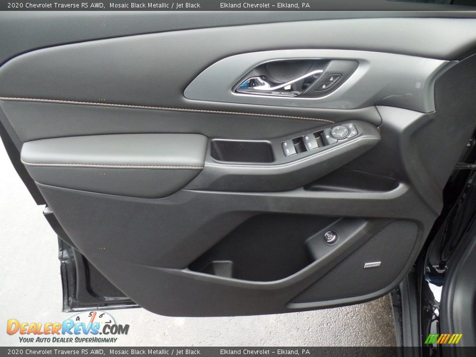 2020 Chevrolet Traverse RS AWD Mosaic Black Metallic / Jet Black Photo #13