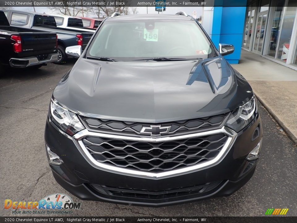 2020 Chevrolet Equinox LT AWD Nightfall Gray Metallic / Jet Black Photo #8