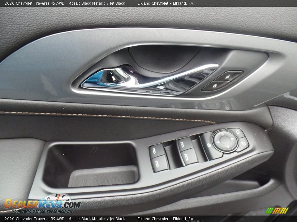 2020 Chevrolet Traverse RS AWD Mosaic Black Metallic / Jet Black Photo #14