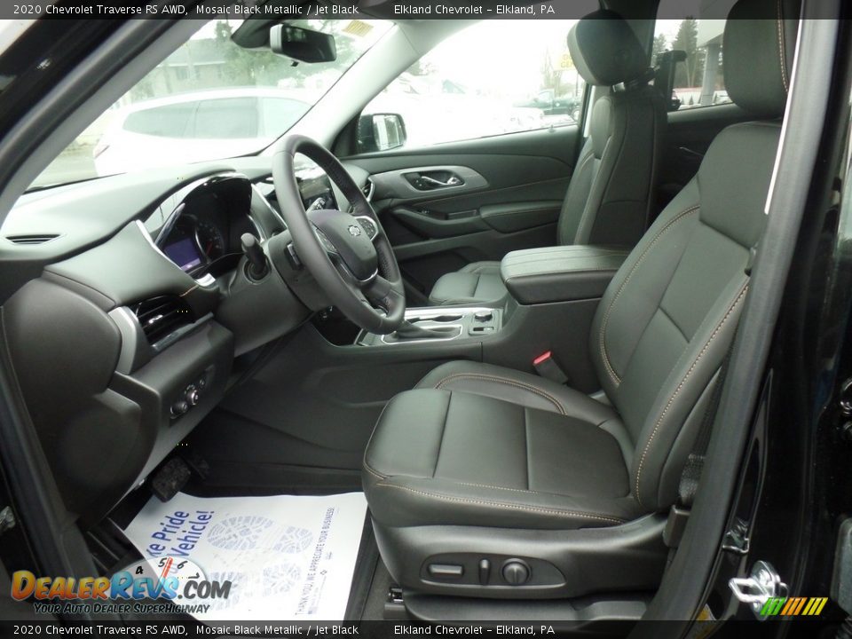 2020 Chevrolet Traverse RS AWD Mosaic Black Metallic / Jet Black Photo #16