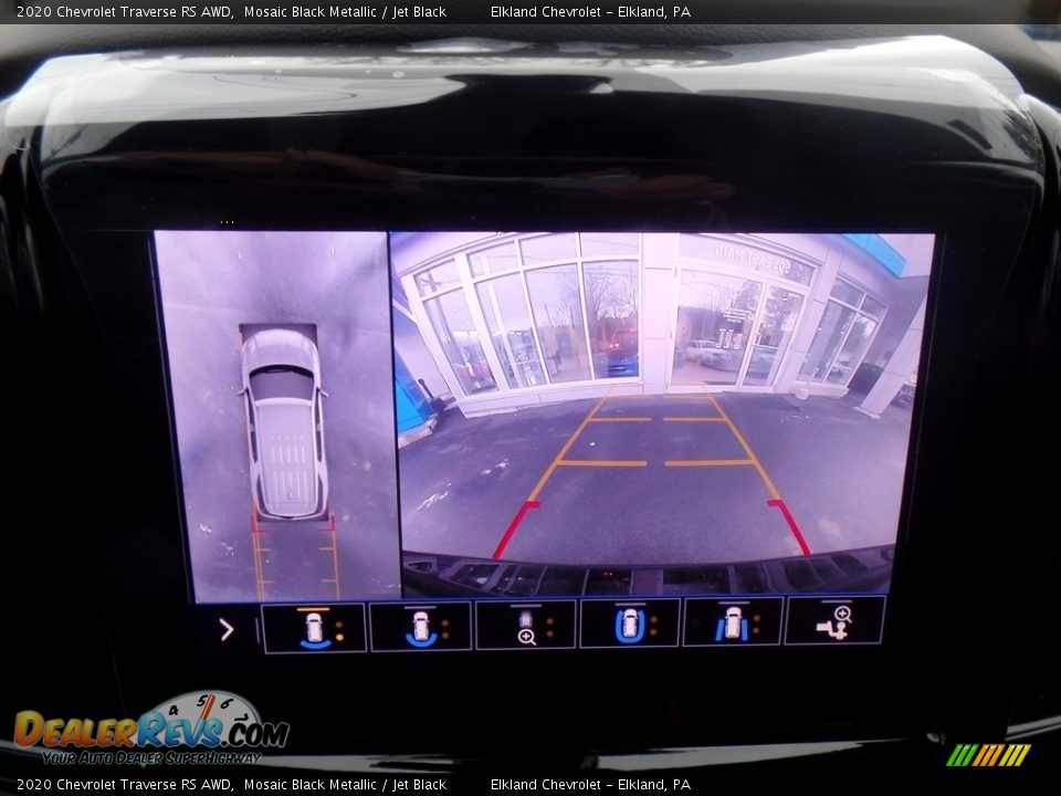 2020 Chevrolet Traverse RS AWD Mosaic Black Metallic / Jet Black Photo #24