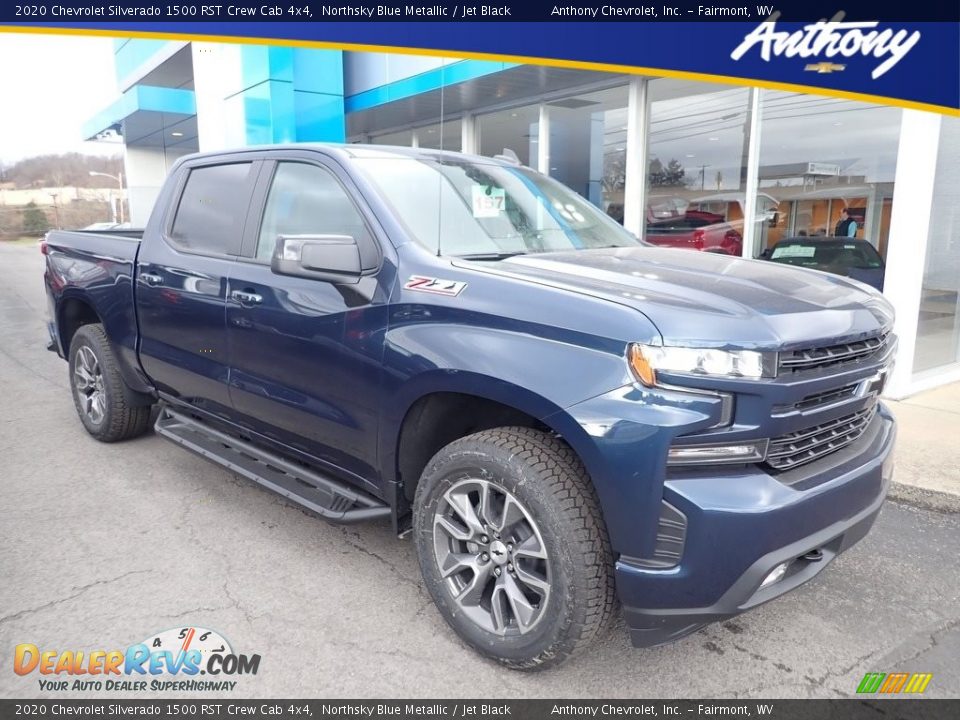 2020 Chevrolet Silverado 1500 RST Crew Cab 4x4 Northsky Blue Metallic / Jet Black Photo #1