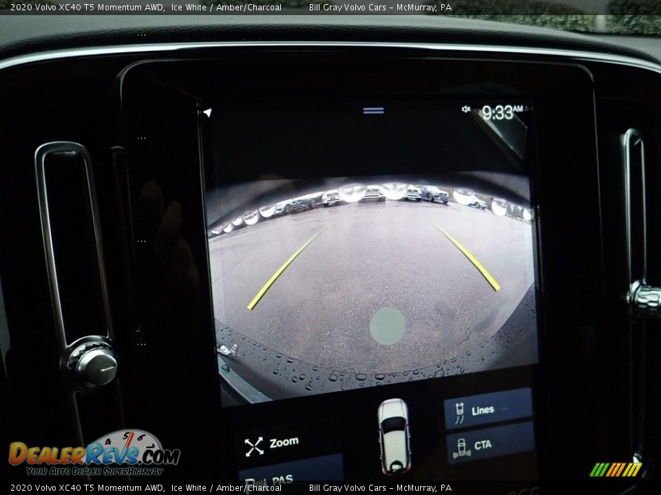 2020 Volvo XC40 T5 Momentum AWD Ice White / Amber/Charcoal Photo #15