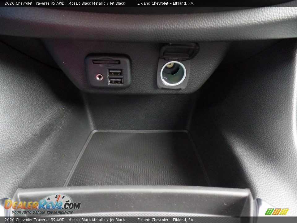 2020 Chevrolet Traverse RS AWD Mosaic Black Metallic / Jet Black Photo #30