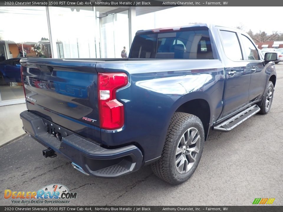 2020 Chevrolet Silverado 1500 RST Crew Cab 4x4 Northsky Blue Metallic / Jet Black Photo #7