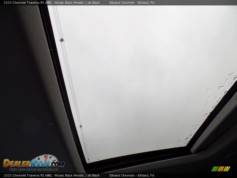 2020 Chevrolet Traverse RS AWD Mosaic Black Metallic / Jet Black Photo #33