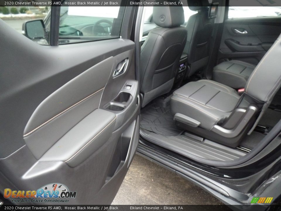2020 Chevrolet Traverse RS AWD Mosaic Black Metallic / Jet Black Photo #35