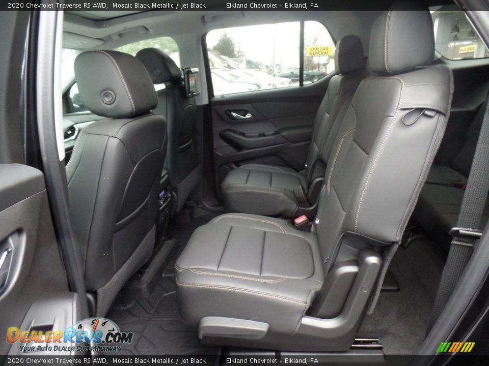 2020 Chevrolet Traverse RS AWD Mosaic Black Metallic / Jet Black Photo #36