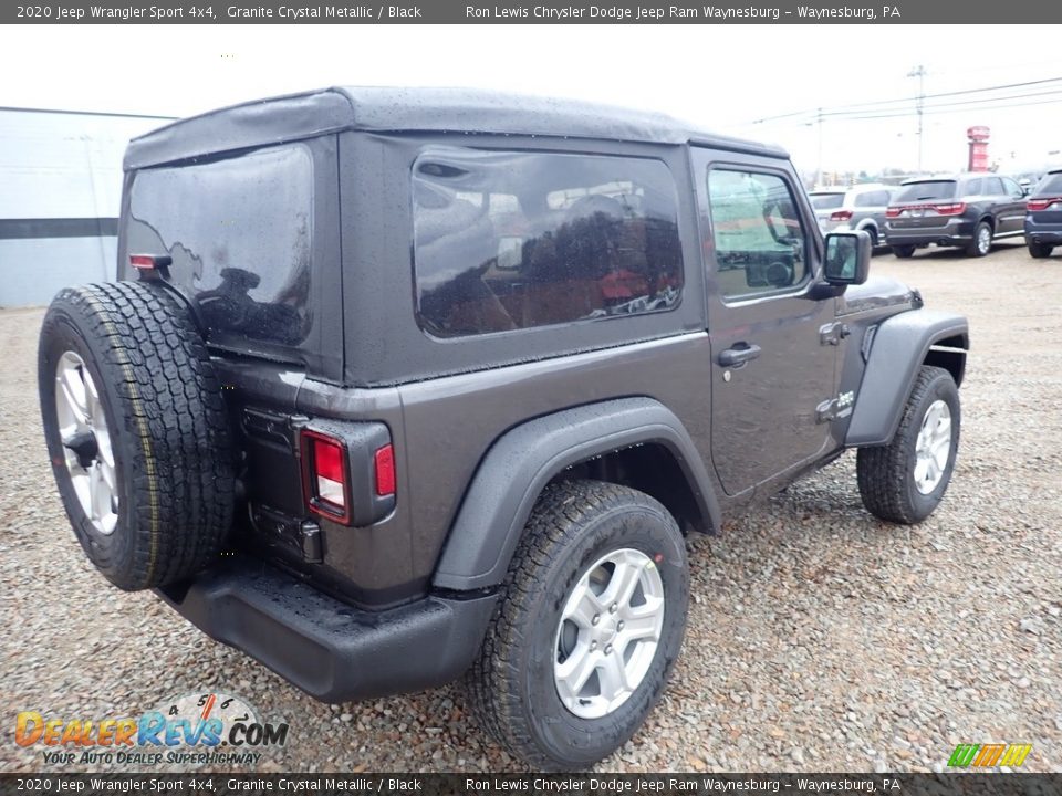 2020 Jeep Wrangler Sport 4x4 Granite Crystal Metallic / Black Photo #5