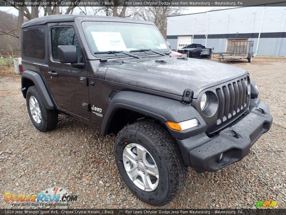 2020 Jeep Wrangler Sport 4x4 Granite Crystal Metallic / Black Photo #7