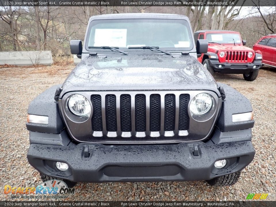 2020 Jeep Wrangler Sport 4x4 Granite Crystal Metallic / Black Photo #8