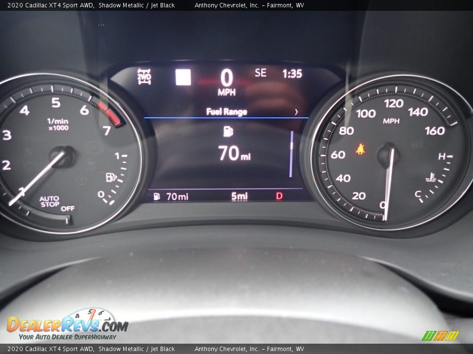 2020 Cadillac XT4 Sport AWD Gauges Photo #19