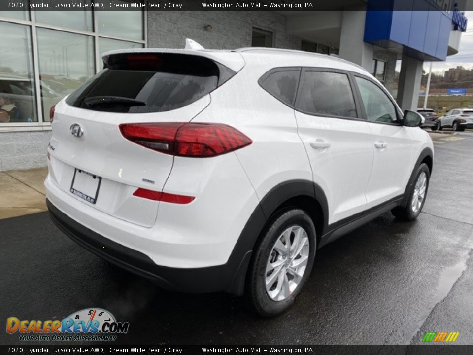 2020 Hyundai Tucson Value AWD Cream White Pearl / Gray Photo #4