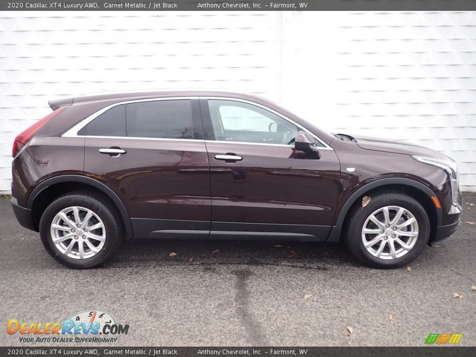 Garnet Metallic 2020 Cadillac XT4 Luxury AWD Photo #3