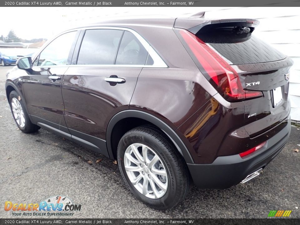 2020 Cadillac XT4 Luxury AWD Garnet Metallic / Jet Black Photo #6