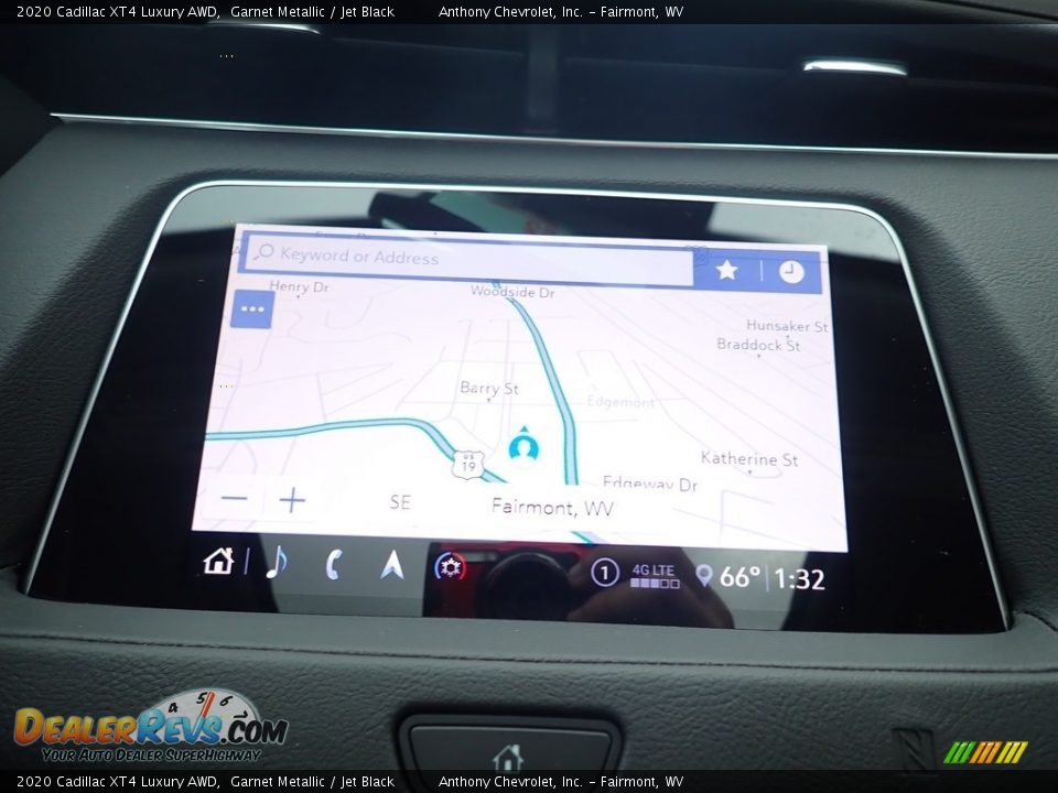 2020 Cadillac XT4 Luxury AWD Garnet Metallic / Jet Black Photo #15