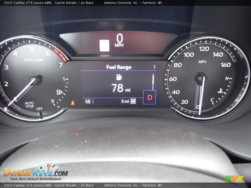 2020 Cadillac XT4 Luxury AWD Gauges Photo #17