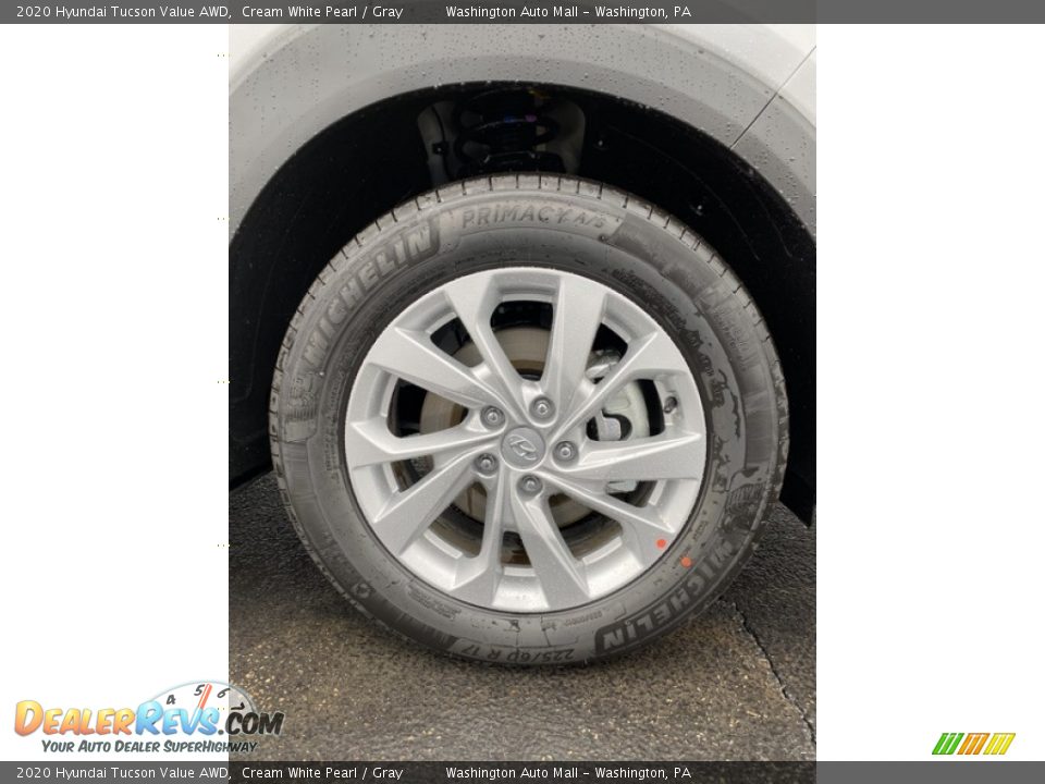 2020 Hyundai Tucson Value AWD Cream White Pearl / Gray Photo #25