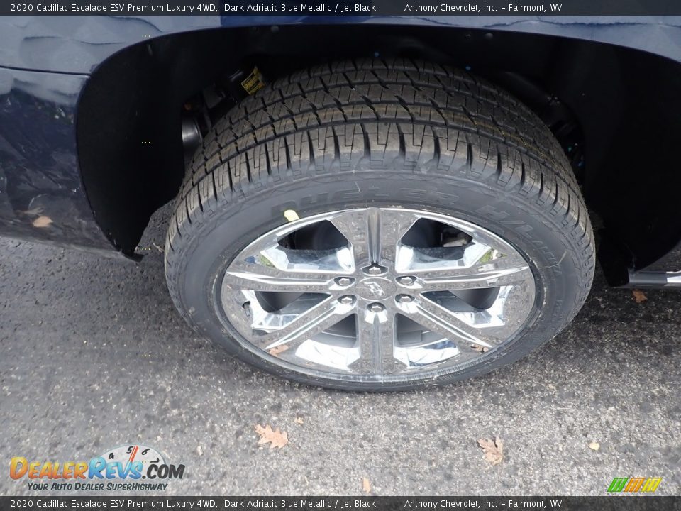 2020 Cadillac Escalade ESV Premium Luxury 4WD Dark Adriatic Blue Metallic / Jet Black Photo #7