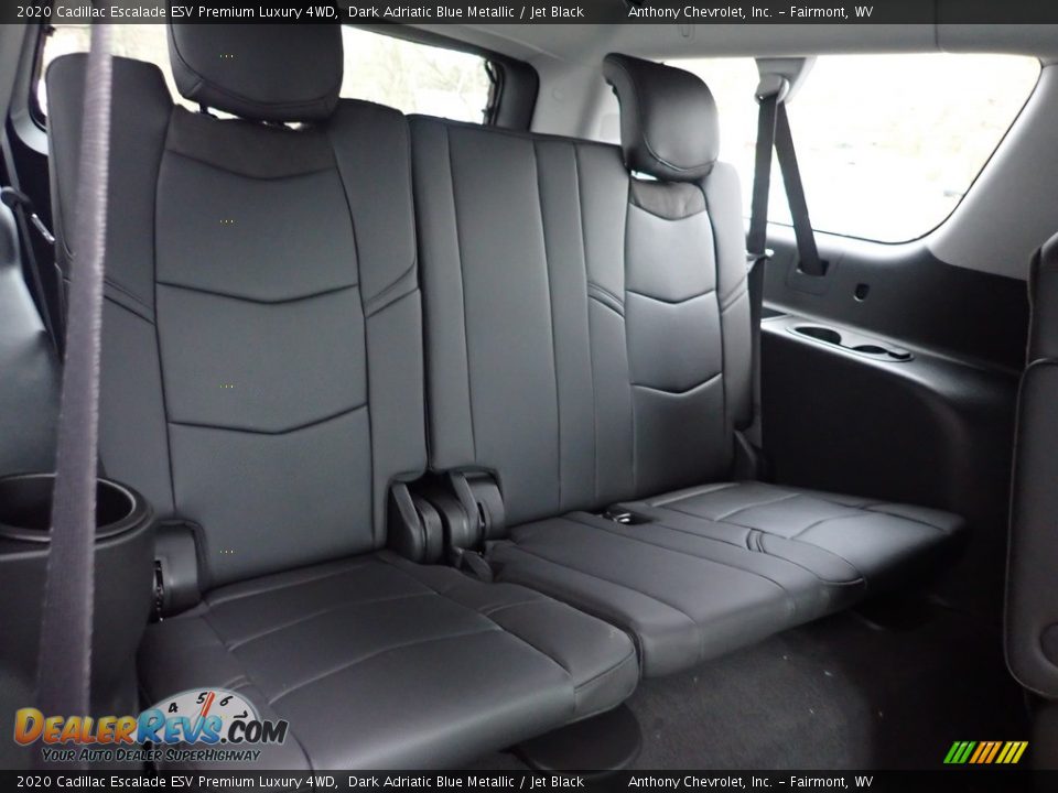 Rear Seat of 2020 Cadillac Escalade ESV Premium Luxury 4WD Photo #9