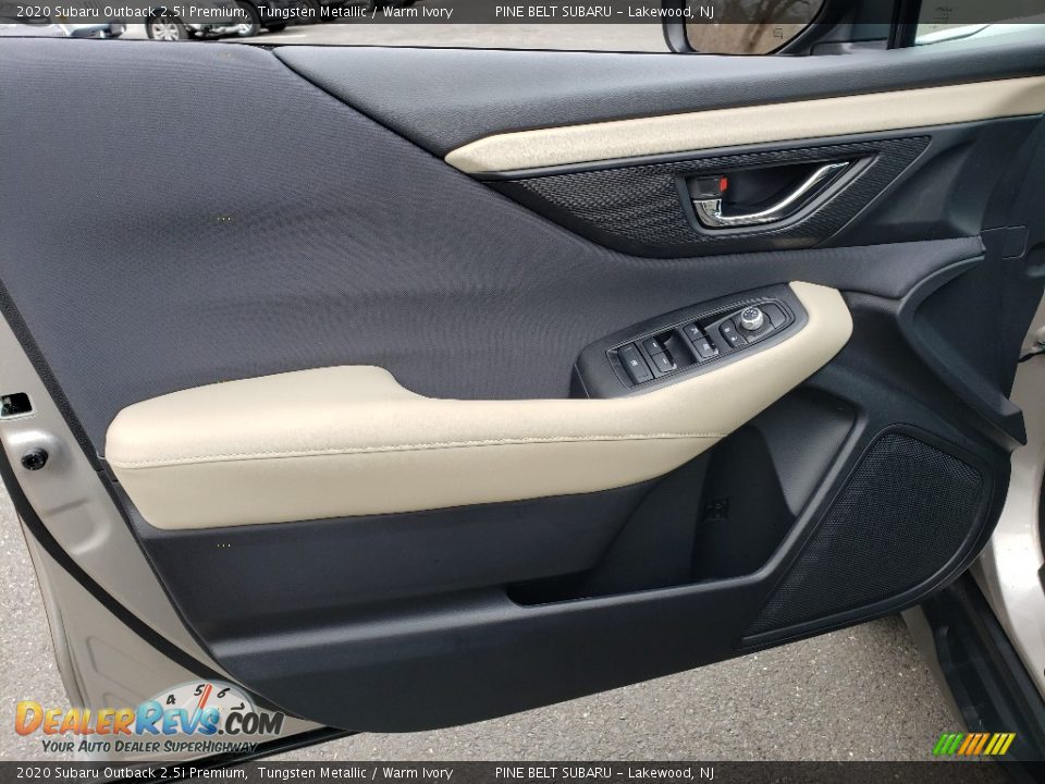 2020 Subaru Outback 2.5i Premium Tungsten Metallic / Warm Ivory Photo #7