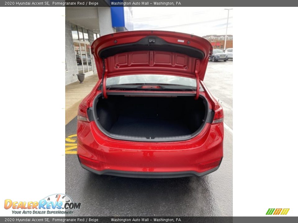 2020 Hyundai Accent SE Pomegranate Red / Beige Photo #21