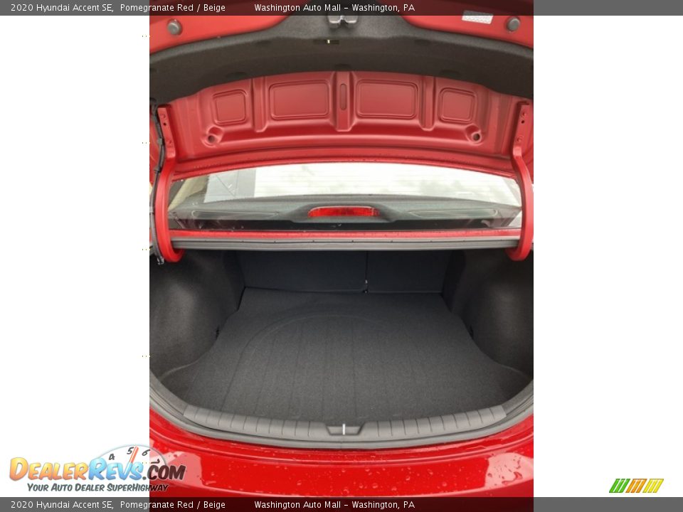 2020 Hyundai Accent SE Pomegranate Red / Beige Photo #22