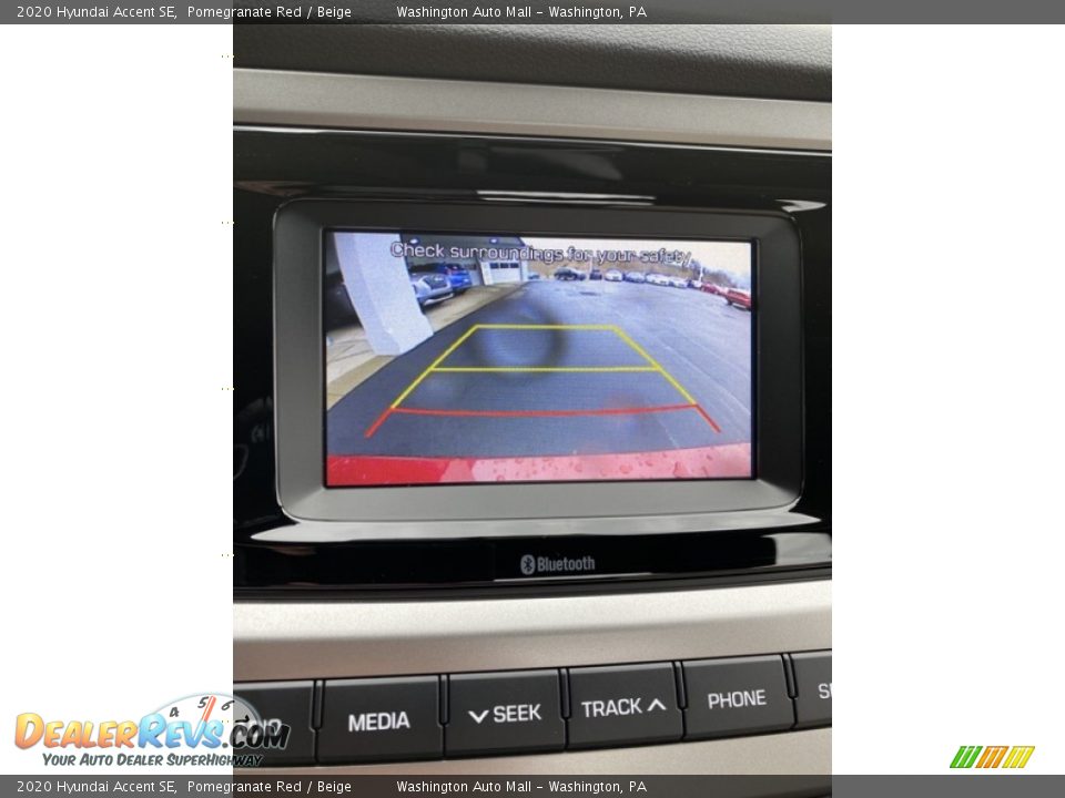 2020 Hyundai Accent SE Pomegranate Red / Beige Photo #29