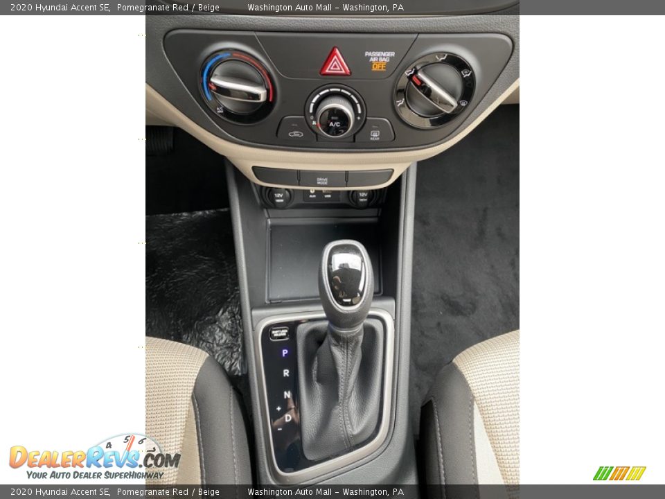 2020 Hyundai Accent SE Pomegranate Red / Beige Photo #30
