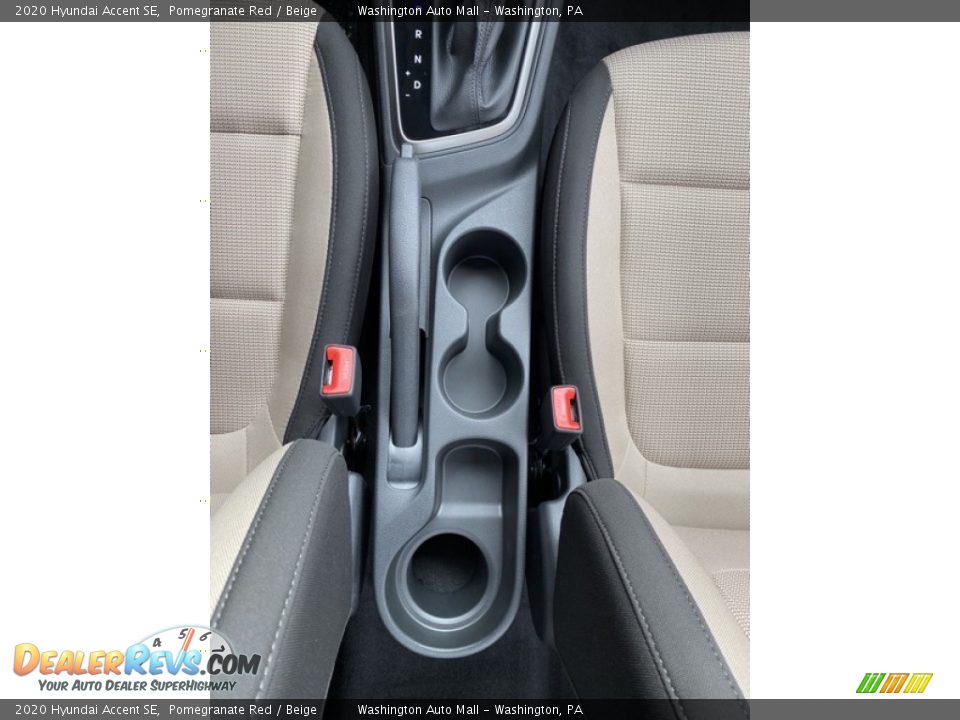 2020 Hyundai Accent SE Pomegranate Red / Beige Photo #31