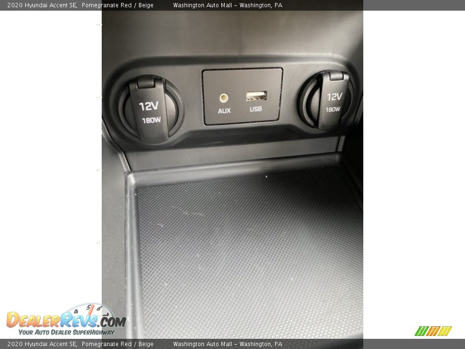 2020 Hyundai Accent SE Pomegranate Red / Beige Photo #32